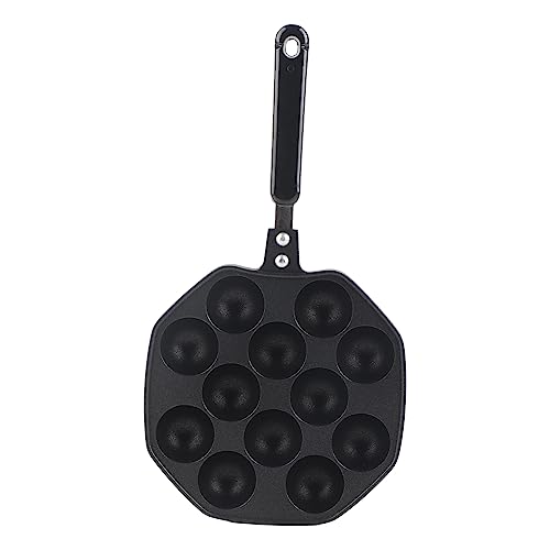 12 Hohlräume Halbkugel Takoyaki Maker für Backen Kochen,Kochen Platte Octopus Ball Maker von BSTCAR