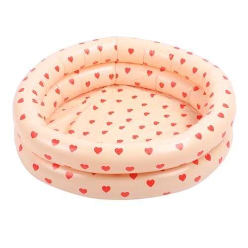 BSTCAR Aufblasbares Schwimmbad 87cm Runde 2 Ring Planschbecken Indoor Outdoor aufblasbares Pool Wasserspielzeug für Baby Kinder von BSTCAR