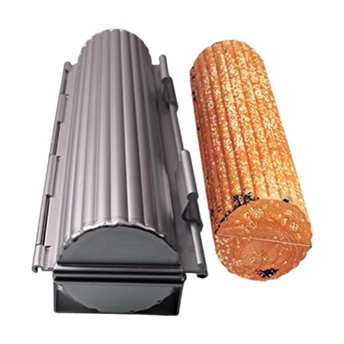 BSTCAR Französisches Brot Backform Brotbackform Baguettepfannen Brotbackform Zylinder Brotbackformen Toastformen Backformen Dosen (Silber) von BSTCAR