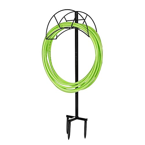 BSTCAR Gartenschlauchhalter Metall, Schlauchhalter Geräteschuppen Schwerlast Gartenschlauchständer Schlauch Halter Stehend, Hof, Rasen,DREI Stile Zur Auswahl von BSTCAR