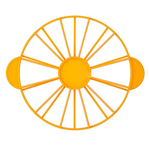 BSTCAR Kuchen Portion Marker Runde 10/12 Stück Brot Kuchen Teiler Kuchen Slicer Marker Gleiche Portion Cutter Backwerkzeug (Gelb 126 g/4,4oz （280）) von BSTCAR