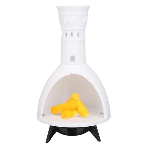 BSTCAR LED-Kamin Nacht Licht Kunststoff Kamin Flammenlose Tischlampe Ornament für Ferienparty Weihnachtsdekoration von BSTCAR