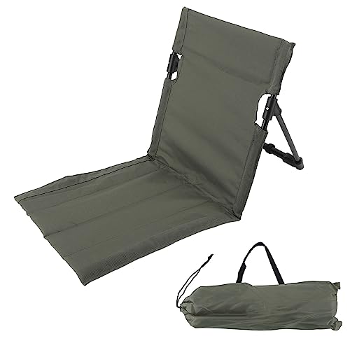 BSTCAR Outdoor Lounger Strandstuhl Atmungsaktiver Klappstuhl Heavy Duty Camping Gartenstuhl mit Rückenlehne (Grün) von BSTCAR