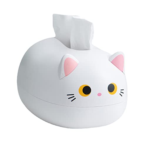 BSTCAR Taschentuchbox Katze 22x16x13cm Kawaii Katze Taschentuchbox für Badezimmer, Wohnzimmer, Schlafzimmer, Auto und Büro von BSTCAR