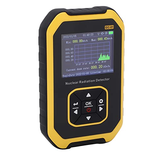 Geigerzähler Nuklearstrahlungsdetektor, Strahlungsdosimeter mit LCD-Anzeige, Handgerät Beta-Gamma-Röntgenstrahl wiederaufladbares Strahlungsmessgerät von BSTCAR