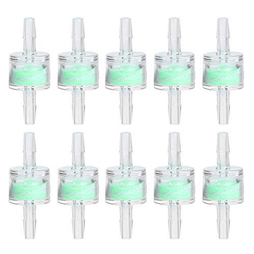 Silikonschlauchfilter 10 Stück Aquarium Wasserpumpe Silikonschlauchfilter Grün Fischtanks Schlauch Reinigung Filtrationszubehör (4MM) von BSTCAR