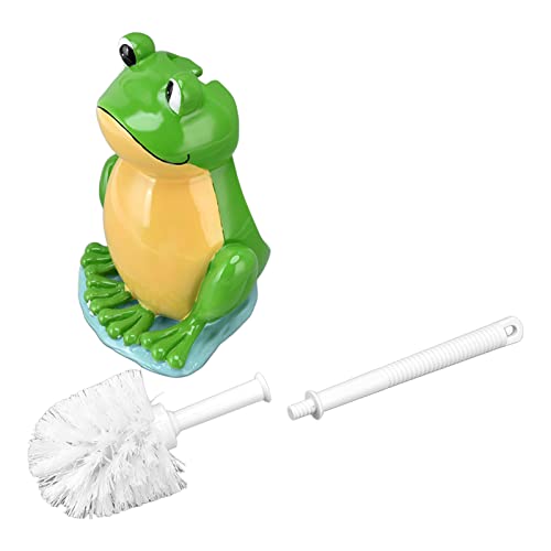 Toilettenbürsten Set Niedlicher Frosch Toilettenbürste und Halter Set Badezimmer Borsten Reinigungsbürste Set Toilettenschüssel Reiniger Badezimmer von BSTCAR