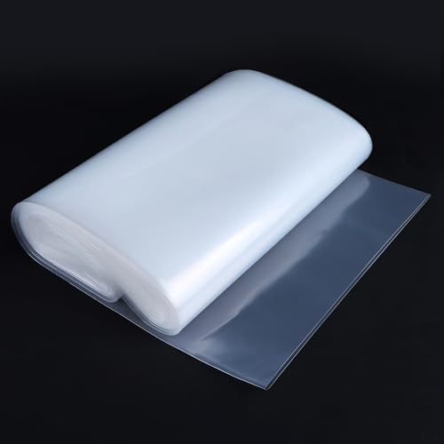 BSTDAYEVER Dachrinnenschlauch LDPE Schlauchfolie Fallrohr Schlauch 20cmx10m Provisorisches Fallrohr Provisorium Folienschlauch Regenrinnenschlauch für Verpackung von Abflussrohren von BSTDAYEVER