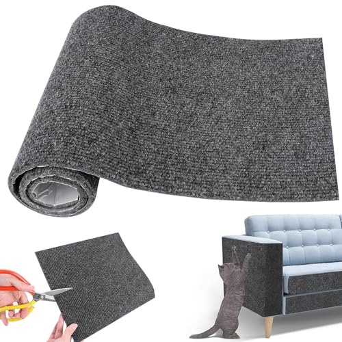 Kratzmatte Katze Kratzteppich Katze Wand 30 × 100cm Kratzbrett Katzes Sicher Kratzmatte Selbstklebend Umweltfreundlichem und Fleckenbeständig für Teppiche Sofa Möbelschutz von BSTDAYEVER