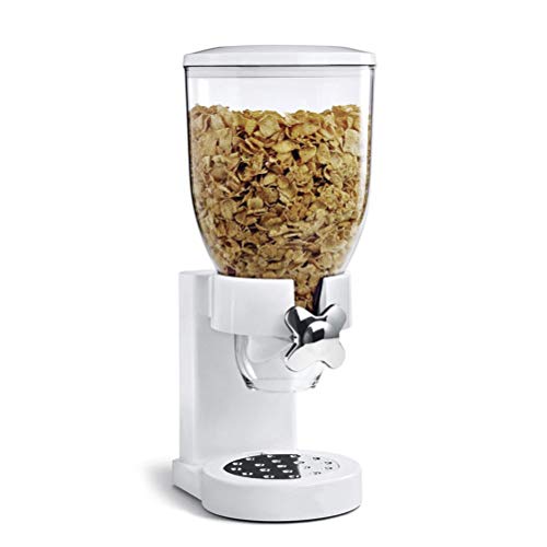 BSTEle Müslispender Kunststoff Einkopf Aufrecht Cornflakes Spender Cerealienspender Geeignet für Getreide, Haferflocken von BSTEle