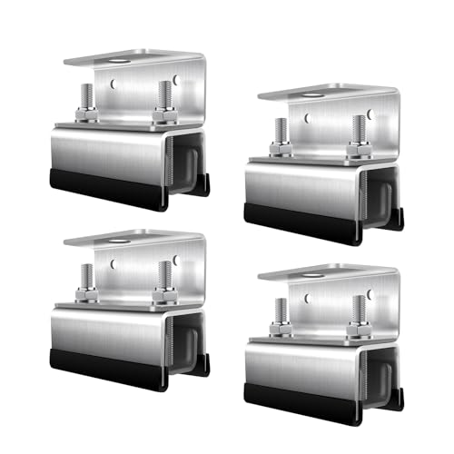 Roof Rack Mount Kits,Roof Mount Kit,304 Stainless Steel Van Roof Rack,Van Roof Rack Brackets for ProMaster, Boxer, Ducato,Jumper (4) von BSWAN