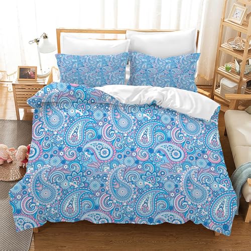 BSYYZQC Bettwäsche 135x200 3teilig Blau Mikrofaser Bettbezug Abstrakte Geometrie Bettwäsche-Sets mit 2 Kissenbezüge 80x80cm, Wendebettwäsche Bedding mit Reißverschluss BSYYZQC Bettwäsche 135x200 3teilig Blau Mikrofaser Bettbezug Abstrakte Geometrie Bettwäsche-Sets mit 2 Kissenbezüge 80x80cm, Wendebettwäsche Bedding mit Reißverschluss von BSYYZQC