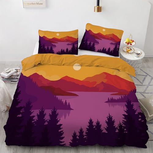 BSYYZQC Bettwäsche 135x200 Mond Bettwäsche-Sets Berg Bettbezug Weiche Atmungsaktiv Mikrofaser mit Reißverschluss und 2 Kissenbezüge 80x80 für Kinder Geeignet BSYYZQC Bettwäsche 135x200 Mond Bettwäsche-Sets Berg Bettbezug Weiche Atmungsaktiv Mikrofaser mit Reißverschluss und 2 Kissenbezüge 80x80 für Kinder Geeignet von BSYYZQC