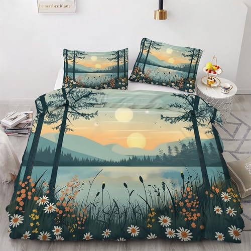 BSYYZQC Bettwäsche 135x200 Mond Bettwäsche-Sets Blumen Bettbezug Weiche Atmungsaktiv Mikrofaser mit Reißverschluss und 2 Kissenbezüge 80x80 für Kinder Geeignet BSYYZQC Bettwäsche 135x200 Mond Bettwäsche-Sets Blumen Bettbezug Weiche Atmungsaktiv Mikrofaser mit Reißverschluss und 2 Kissenbezüge 80x80 für Kinder Geeignet von BSYYZQC