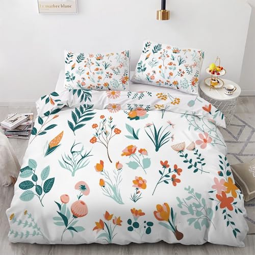BSYYZQC Bettwäsche 220x200 Blumen Bettwäsche-Sets Blumen Bettbezug Weiche Atmungsaktiv Mikrofaser mit Reißverschluss und 2 Kissenbezüge 80x80 für Erwachsene Geeignet BSYYZQC Bettwäsche 220x200 Blumen Bettwäsche-Sets Blumen Bettbezug Weiche Atmungsaktiv Mikrofaser mit Reißverschluss und 2 Kissenbezüge 80x80 für Erwachsene Geeignet von BSYYZQC