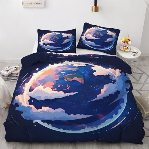 BSYYZQC Bettwäsche 220x200 Interstellar Bettwäsche-Sets Erde Bettbezug Weiche Atmungsaktiv Mikrofaser mit Reißverschluss und 2 Kissenbezüge 80x80 für Erwachsene Geeignet BSYYZQC Bettwäsche 220x200 Interstellar Bettwäsche-Sets Erde Bettbezug Weiche Atmungsaktiv Mikrofaser mit Reißverschluss und 2 Kissenbezüge 80x80 für Erwachsene Geeignet von BSYYZQC