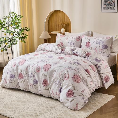 BettwäSche 135x200 Blumen Bettbezug Luxuriös Flauschig mit ReißVerschluss Pflanzen BettwäSche-Sets 2 Teilig Set Weiche Atmungsaktiv Mikrofaser BettbezüGe und 2 Kissenbezug BettwäSche 135x200 Blumen Bettbezug Luxuriös Flauschig mit ReißVerschluss Pflanzen BettwäSche-Sets 2 Teilig Set Weiche Atmungsaktiv Mikrofaser BettbezüGe und 2 Kissenbezug von BSYYZQC