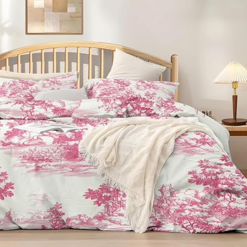 BettwäSche 150x200 rot Bettbezug Luxuriös Flauschig mit ReißVerschluss Pflanzen BettwäSche-Sets 2 Teilig Set Weiche Atmungsaktiv Mikrofaser BettbezüGe und 2 Kissenbezug BettwäSche 150x200 rot Bettbezug Luxuriös Flauschig mit ReißVerschluss Pflanzen BettwäSche-Sets 2 Teilig Set Weiche Atmungsaktiv Mikrofaser BettbezüGe und 2 Kissenbezug von BSYYZQC