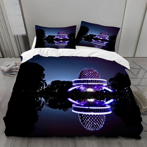 Bettwäsche 135x200 Baum Bettwäsche-Sets Lichtkugeln Bettbezug Weiche Atmungsaktiv Mikrofaser mit Reißverschluss und 2 Kissenbezüge 80x80 für Kinder Geeignet Bettwäsche 135x200 Baum Bettwäsche-Sets Lichtkugeln Bettbezug Weiche Atmungsaktiv Mikrofaser mit Reißverschluss und 2 Kissenbezüge 80x80 für Kinder Geeignet von BSYYZQC
