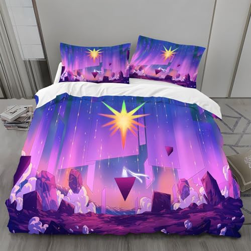 Bettwäsche 135x200 Cartoon-Universum Bettwäsche-Sets Geometrie Bettbezug Weiche Atmungsaktiv Mikrofaser mit Reißverschluss und 2 Kissenbezüge 80x80 für Kinder Geeignet Bettwäsche 135x200 Cartoon-Universum Bettwäsche-Sets Geometrie Bettbezug Weiche Atmungsaktiv Mikrofaser mit Reißverschluss und 2 Kissenbezüge 80x80 für Kinder Geeignet von BSYYZQC