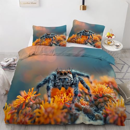 Bettwäsche 240x220 Springende Perlen Bettwäsche-Sets Blumen Bettbezug Weiche Atmungsaktiv Mikrofaser mit Reißverschluss und 2 Kissenbezüge 80x80 für Erwachsene Geeignet Bettwäsche 240x220 Springende Perlen Bettwäsche-Sets Blumen Bettbezug Weiche Atmungsaktiv Mikrofaser mit Reißverschluss und 2 Kissenbezüge 80x80 für Erwachsene Geeignet von BSYYZQC