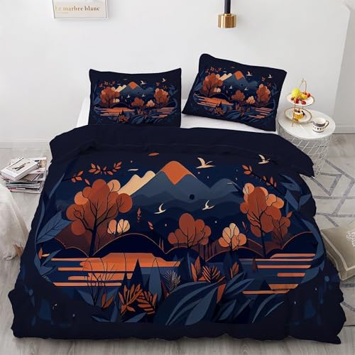 Bettwäsche 240x220 Vogel Bettwäsche-Sets Baum Bettbezug Weiche Atmungsaktiv Mikrofaser mit Reißverschluss und 2 Kissenbezüge 80x80 für Erwachsene Geeignet Bettwäsche 240x220 Vogel Bettwäsche-Sets Baum Bettbezug Weiche Atmungsaktiv Mikrofaser mit Reißverschluss und 2 Kissenbezüge 80x80 für Erwachsene Geeignet von BSYYZQC
