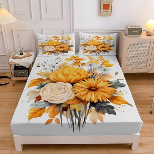 Spanbettlaken 140x200 Xiang Rigui Spannbetttuch Rose Bettlaken Boxspringbett mit Gummizug Spannbettuch Mikrofaser für Matratzen von 30 cm Mit 2 Kissenbezüge 80x80 cm Spanbettlaken 140x200 Xiang Rigui Spannbetttuch Rose Bettlaken Boxspringbett mit Gummizug Spannbettuch Mikrofaser für Matratzen von 30 cm Mit 2 Kissenbezüge 80x80 cm von BSYYZQC