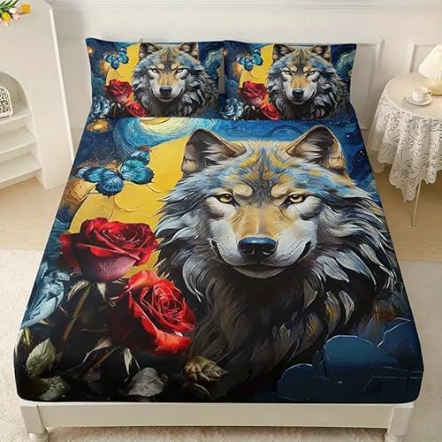 Spanbettlaken 180x200 Tanne Baum Spannbetttuch Rose Bettlaken Boxspringbett mit Gummizug Spannbettuch Mikrofaser für Matratzen von 30 cm Mit 2 Kissenbezüge 80x80 cm Spanbettlaken 180x200 Tanne Baum Spannbetttuch Rose Bettlaken Boxspringbett mit Gummizug Spannbettuch Mikrofaser für Matratzen von 30 cm Mit 2 Kissenbezüge 80x80 cm von BSYYZQC