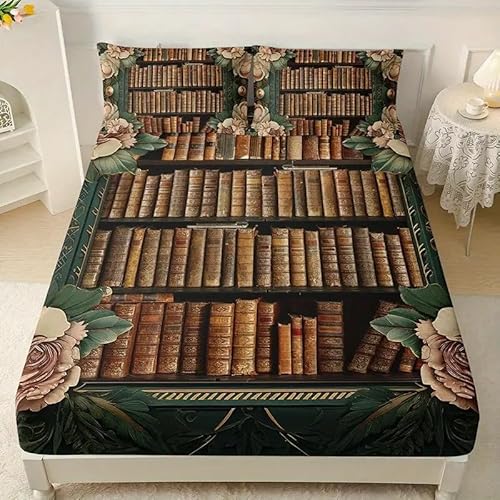 Spannbettlaken 120x200cm Delfin Spannbetttuch BüCherregal Bettlaken Boxspringbett mit Gummizug Spannbettuch Mikrofaser für Matratzen von 30 cm Mit 2 Kissenbezüge 80x80 cm Spannbettlaken 120x200cm Delfin Spannbetttuch BüCherregal Bettlaken Boxspringbett mit Gummizug Spannbettuch Mikrofaser für Matratzen von 30 cm Mit 2 Kissenbezüge 80x80 cm von BSYYZQC