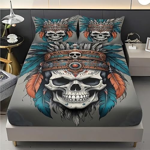 Spannbettlaken 160x200cm Schmetterling Spannbetttuch Totenkopf Bettlaken Boxspringbett mit Gummizug Spannbettuch Mikrofaser für Matratzen von 30 cm Mit 2 Kissenbezüge 80x80 cm Spannbettlaken 160x200cm Schmetterling Spannbetttuch Totenkopf Bettlaken Boxspringbett mit Gummizug Spannbettuch Mikrofaser für Matratzen von 30 cm Mit 2 Kissenbezüge 80x80 cm von BSYYZQC