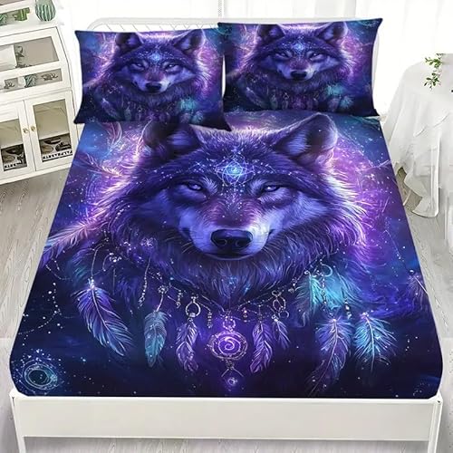 Spannbettlaken 90x200cm SchildkröTe Spannbetttuch WöLfe Bettlaken Boxspringbett mit Gummizug Spannbettuch Mikrofaser für Matratzen von 30 cm Mit 2 Kissenbezüge 80x80 cm Spannbettlaken 90x200cm SchildkröTe Spannbetttuch WöLfe Bettlaken Boxspringbett mit Gummizug Spannbettuch Mikrofaser für Matratzen von 30 cm Mit 2 Kissenbezüge 80x80 cm von BSYYZQC