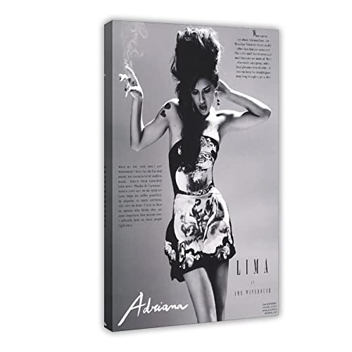 Amy Winehouse Leinwand-Poster, Motiv: Rauchende Frau, Schwarz, Retro-Poster, Schlafzimmer, Dekoration, Sport, Landschaft, Büro, Raumdekoration, Geschenk, 20 x 30 cm Amy Winehouse Leinwand-Poster, Motiv: Rauchende Frau, Schwarz, Retro-Poster, Schlafzimmer, Dekoration, Sport, Landschaft, Büro, Raumdekoration, Geschenk, 20 x 30 cm von BSapp