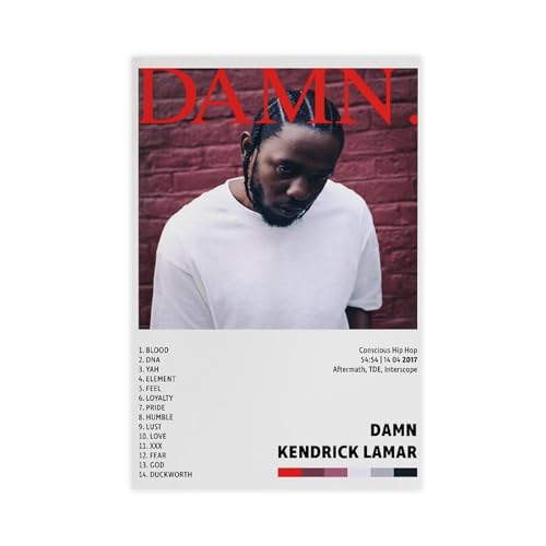BSapp Kendrick Lamar DAMN. Kendrick Lamar Poster Damn Poster Album Cover 1 Leinwand Poster Wandkunst Dekor Bild Gemälde für Wohnzimmer Schlafzimmer Dekoration 30 x 45 cm BSapp Kendrick Lamar DAMN. Kendrick Lamar Poster Damn Poster Album Cover 1 Leinwand Poster Wandkunst Dekor Bild Gemälde für Wohnzimmer Schlafzimmer Dekoration 30 x 45 cm von BSapp
