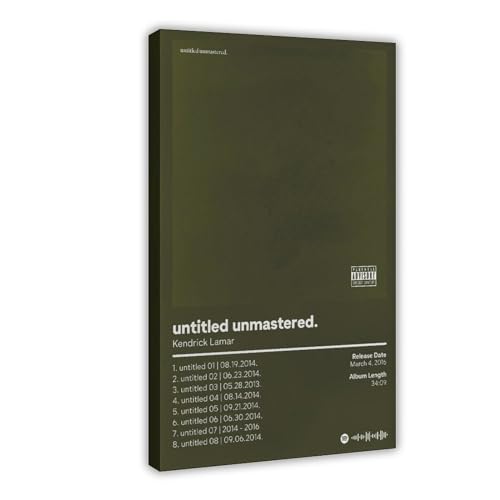 BSapp Kendrick Lamar Poster Untitled Unmastered Album Cover Poster Leinwand Poster Wandkunst Dekor Druck Bild Gemälde für Wohnzimmer Schlafzimmer Dekoration 30 x 45 cm BSapp Kendrick Lamar Poster Untitled Unmastered Album Cover Poster Leinwand Poster Wandkunst Dekor Druck Bild Gemälde für Wohnzimmer Schlafzimmer Dekoration 30 x 45 cm von BSapp