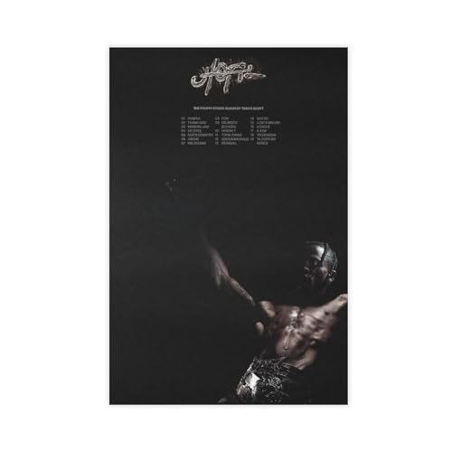 BSapp Travis Scott 'Utopia' Album Cover Poster Leinwand Poster Schlafzimmer Dekor Sport Landschaft Büro Zimmer Dekor Geschenk 20 x 30 cm von BSapp