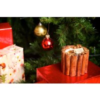 Beauty Duft Duftet Handgemachte Sojawachskerze Mit Zimtstäbchen D9cm H8, 5cm von BSents
