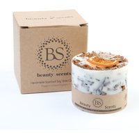 Beauty Scents Handgemachte Zimt & Orange Duftende Soja-Wachs-Kerze Mit Geschredderten Zimt-stäbchen 11156-006 von BSents