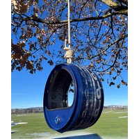 Designer Vogelhaus  Futterstelle Aus 60L Recyceltem Ölfass von BSfassfactory