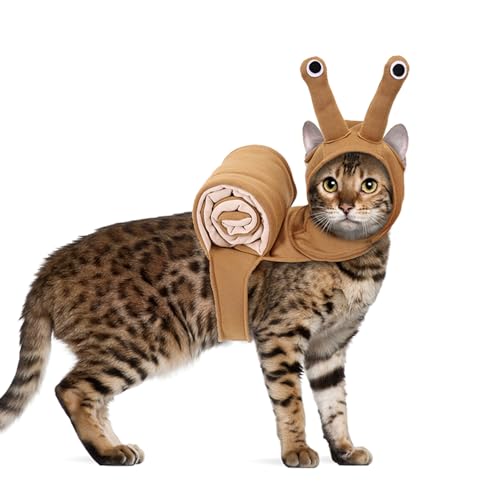 BT Bear Schneckenkostüm für Haustiere, Halloween-Umhang für Hunde und Katzen, Urlaub, Cosplay, Kostüm (S) von BT Bear