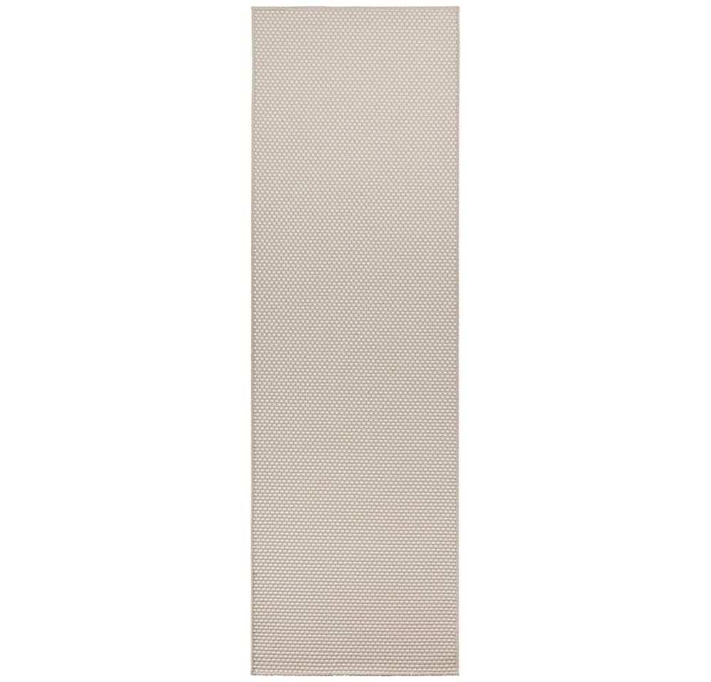 Teppich Flachgewebe Läufer Nature Ivory elfenbein, BT Carpet, rechteckig, Höhe: 5 mm von BT Carpet