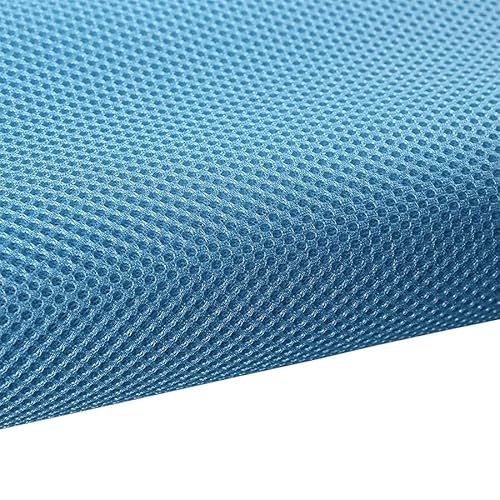 1 M X,6 Netzgewebe, Atmungsaktives 3D-Netzgewebe, Dreilagiges 3D-Tuch, Sandwich-Netzgewebe, DIY-Material, Elastisches, Luftbettgewebe(Blue) von BTBTB
