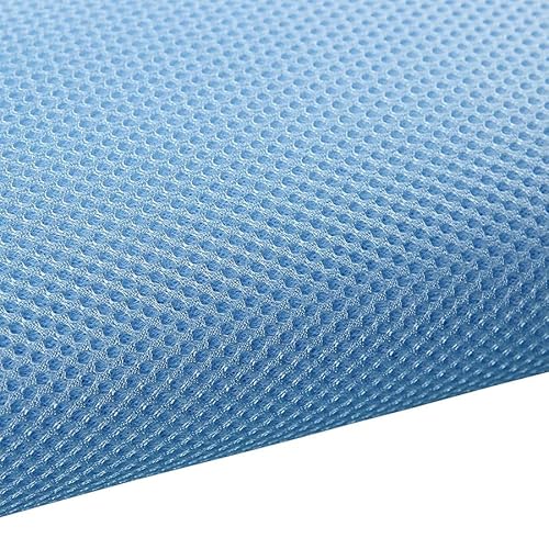 1 M X,6 Netzgewebe, Atmungsaktives 3D-Netzgewebe, Dreilagiges 3D-Tuch, Sandwich-Netzgewebe, DIY-Material, Elastisches, Luftbettgewebe(Light Blue) von BTBTB