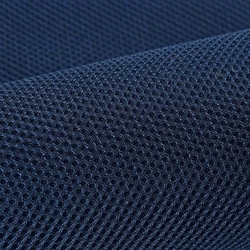 1 M X,6 Netzgewebe, Atmungsaktives 3D-Netzgewebe, Dreilagiges 3D-Tuch, Sandwich-Netzgewebe, DIY-Material, Elastisches, Luftbettgewebe(Navy Blue) von BTBTB