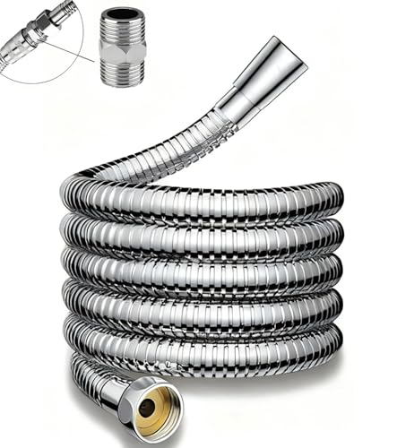 1 m 1,5 m 2 m 3 m 4 m 5 m 10 m Brauseschlauch, extra langer Brauseschlauch, Badezimmerzubehör, passendes Badezimmerzubehör senden(4m/13.12ft) von BTBTB