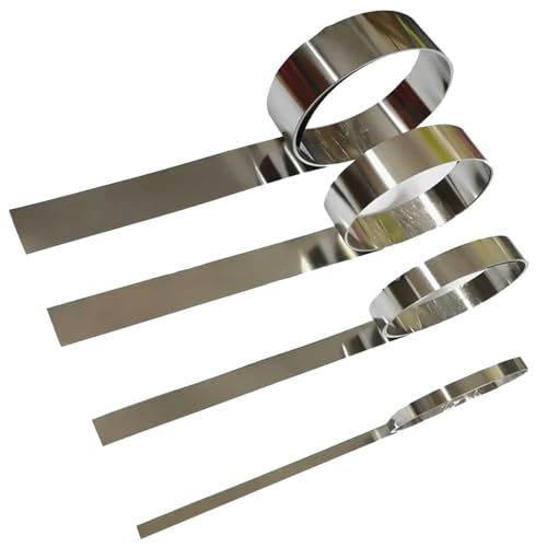 304 Edelstahlfolienrolle, 1 Meter dick, 0,1–1 mm, 304 Edelstahlfolienstreifen, Blechplatte, Metallbreite 10, 20, 30, 40, 50, 100 mm, Stahlfolienrolle, schmaler Streifen, 1 Stück (Farbe: Dicke 1 mm, Gr 304 Edelstahlfolienrolle, 1 Meter dick, 0,1–1 mm, 304 Edelstahlfolienstreifen, Blechplatte, Metallbreite 10, 20, 30, 40, 50, 100 mm, Stahlfolienrolle, schmaler Streifen, 1 Stück (Farbe: Dicke 1 mm, Gr von BTBTB