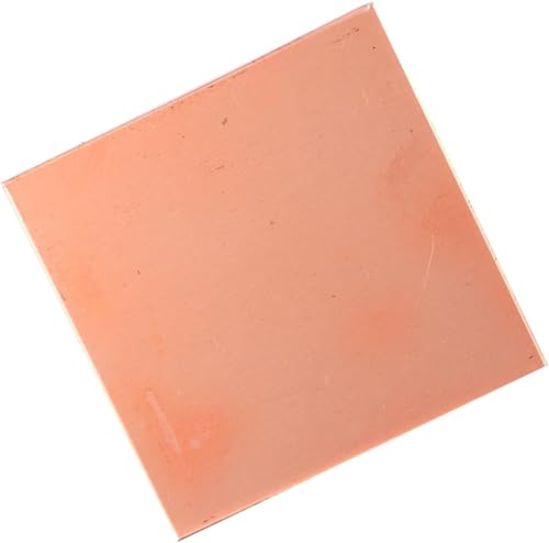 99,9% reine Kupferblechplatte, Kupferblechdicke 3,5 mm, T2-Kupferplatte 50 × 100 mm – 100 × 200 mm, perfekt for Bastel- und Heimprojekte(3.5x100x200mm) von BTBTB