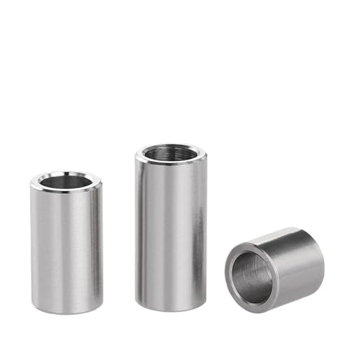 Edelstahl-Abstandshalter, M15 M16 M17 M18 M20, ohne Gewinde, Buchsen-Unterlegscheibe aus Edelstahl 304, Dichtung, runde, hohle Abstandshülse, Außendurchmesser 17–30 mm(20x25x12.5mm (2pcs)) von BTBTB