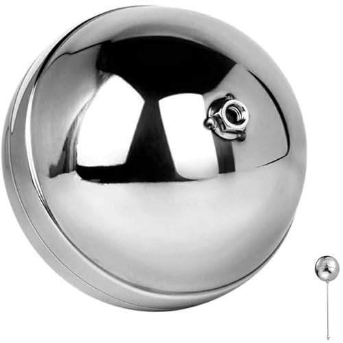 Schwimmerkugel, Hohlschwimmerkugel aus Edelstahl 304, M6 Durchmesser 50 60 73 80 90 100 110 120 130 150 mm Einzelschwimmerkugel, Schwimmerventilzubehör, 1 Stück(M6-90mm) von BTBTB
