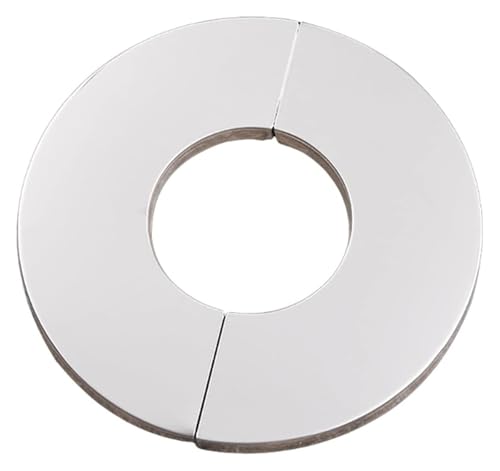 Wasserhahn-Grundplatte, 1 Stück Edelstahl-Duschhahn-Dekorabdeckung Wandflansch Selbstklebende Rohrwandabdeckungen Badezimmerzubehör(68x33x4mm) von BTBTB