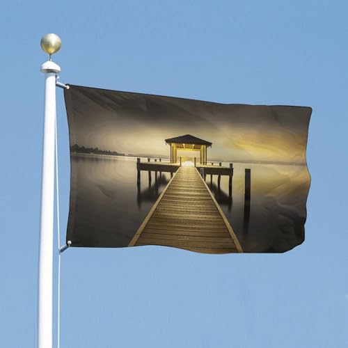 Flagge, 152,4 x 243,8 cm, doppelseitige Hofflaggen, Pavillon auf dem Meer, Gartenflagge, Willkommensflaggen für den Außenbereich, Urlaubsbanner mit Messingösen, Hausflagge, Frühling, Sommer, große Flagge, 152,4 x 243,8 cm, doppelseitige Hofflaggen, Pavillon auf dem Meer, Gartenflagge, Willkommensflaggen für den Außenbereich, Urlaubsbanner mit Messingösen, Hausflagge, Frühling, Sommer, große von BTCOWZRV